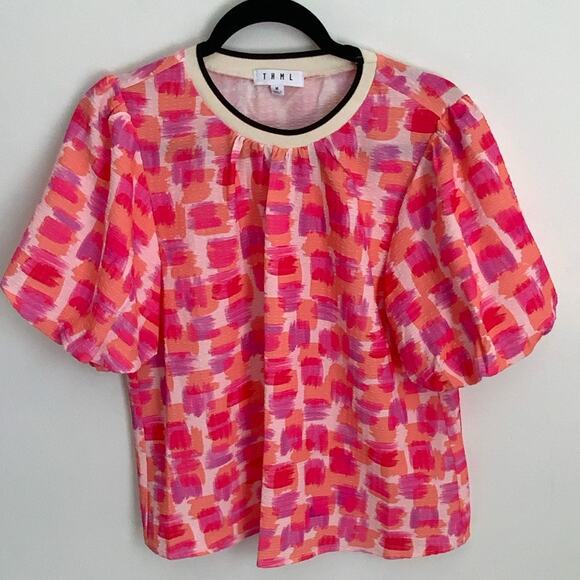 THML Tops - THML women's pink blouse size medium